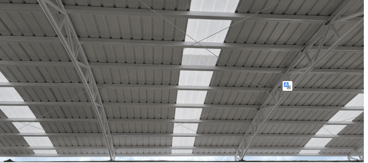 Cubierta industrial en panel sándwich